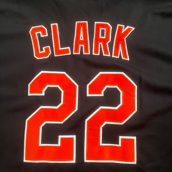 Majestic Cooperstown Collection San Francisco Giants Will Clack All Sewn Jersey - Picture 6 of 6